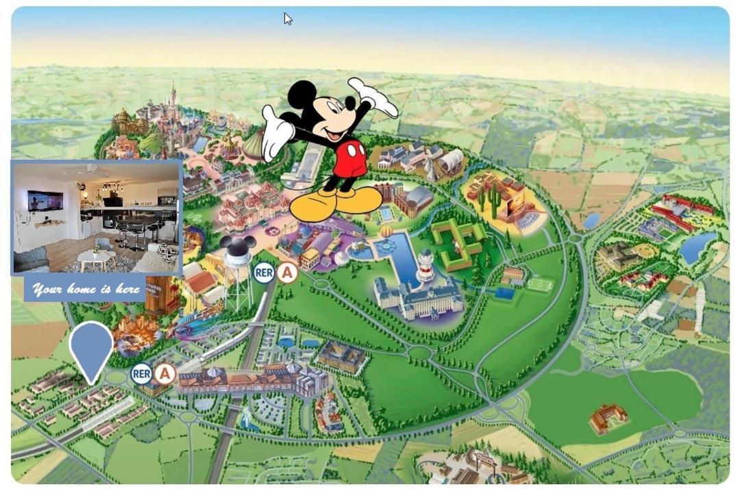 Myhomezen Montevrain Disneyland Val D'Europe - 3D Playstation 4 外观 照片